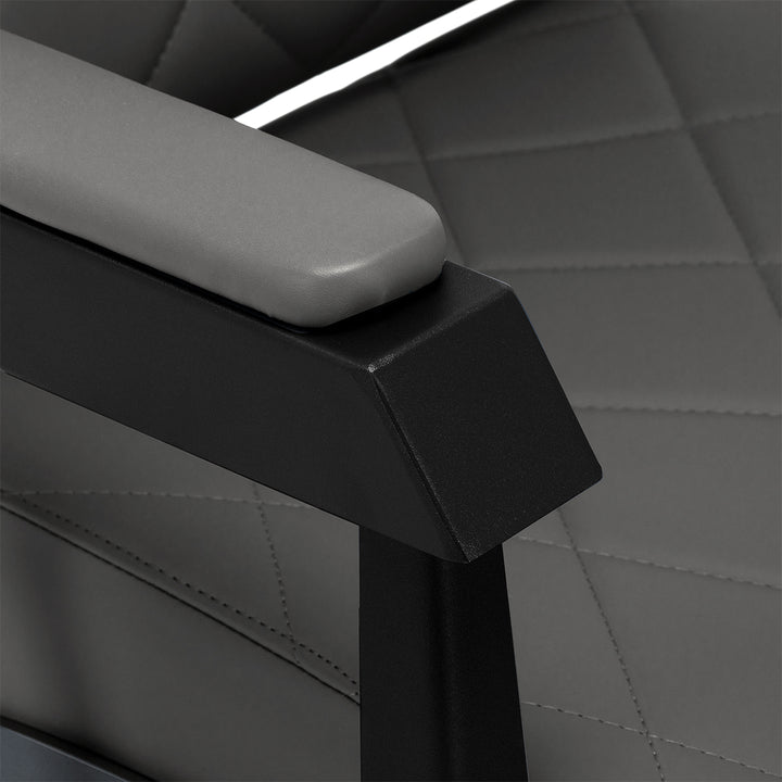 Fauteuil Barbier Gabbiano Bruno Gris-Noir