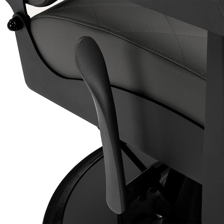 Fauteuil Barbier Gabbiano Bruno Gris-Noir