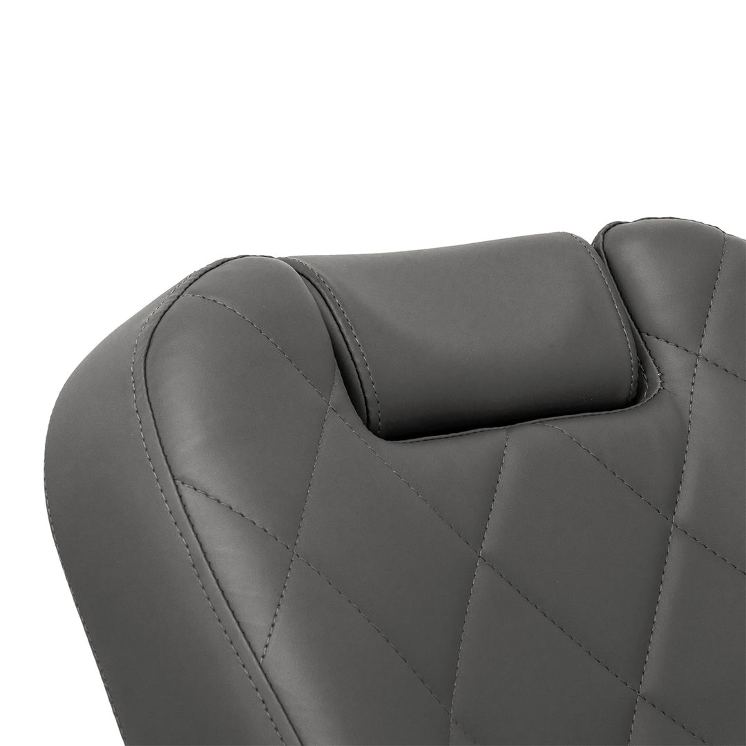 Fauteuil Barbier Gabbiano Bruno Gris-Noir