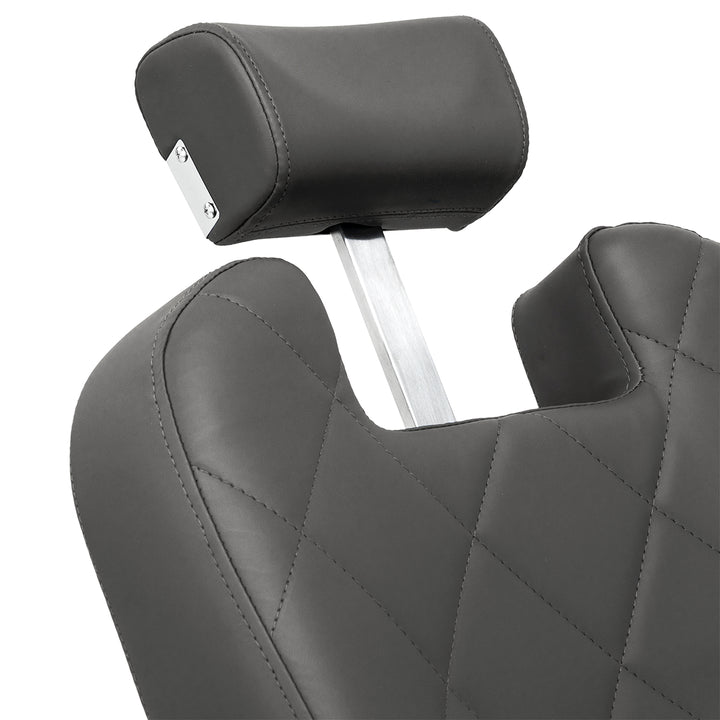 Fauteuil Barbier Gabbiano Bruno Gris-Noir