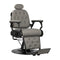 Fauteuil de barbier Gabbiano Francesco Gris-Noir