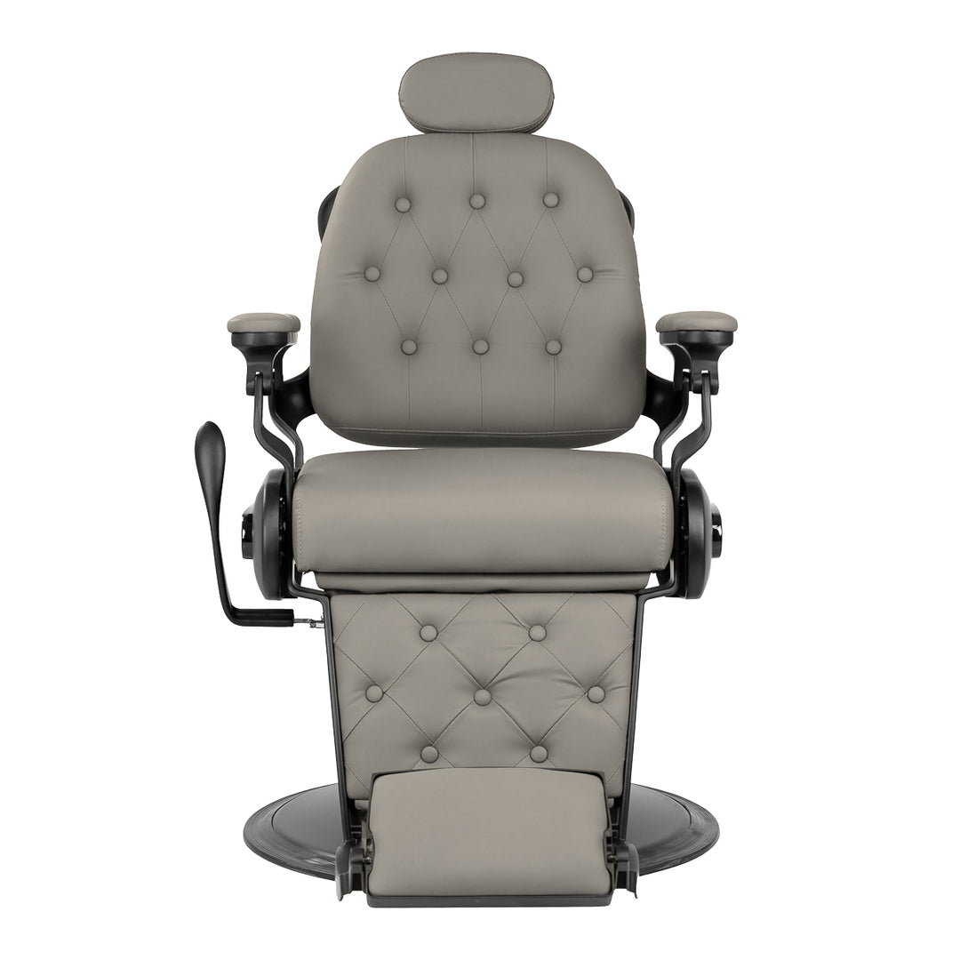 Fauteuil de barbier Gabbiano Francesco Gris-Noir - image 2