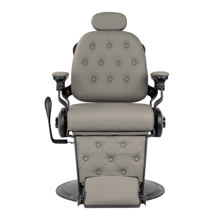 Fauteuil de barbier Gabbiano Francesco Gris-Noir - image 2