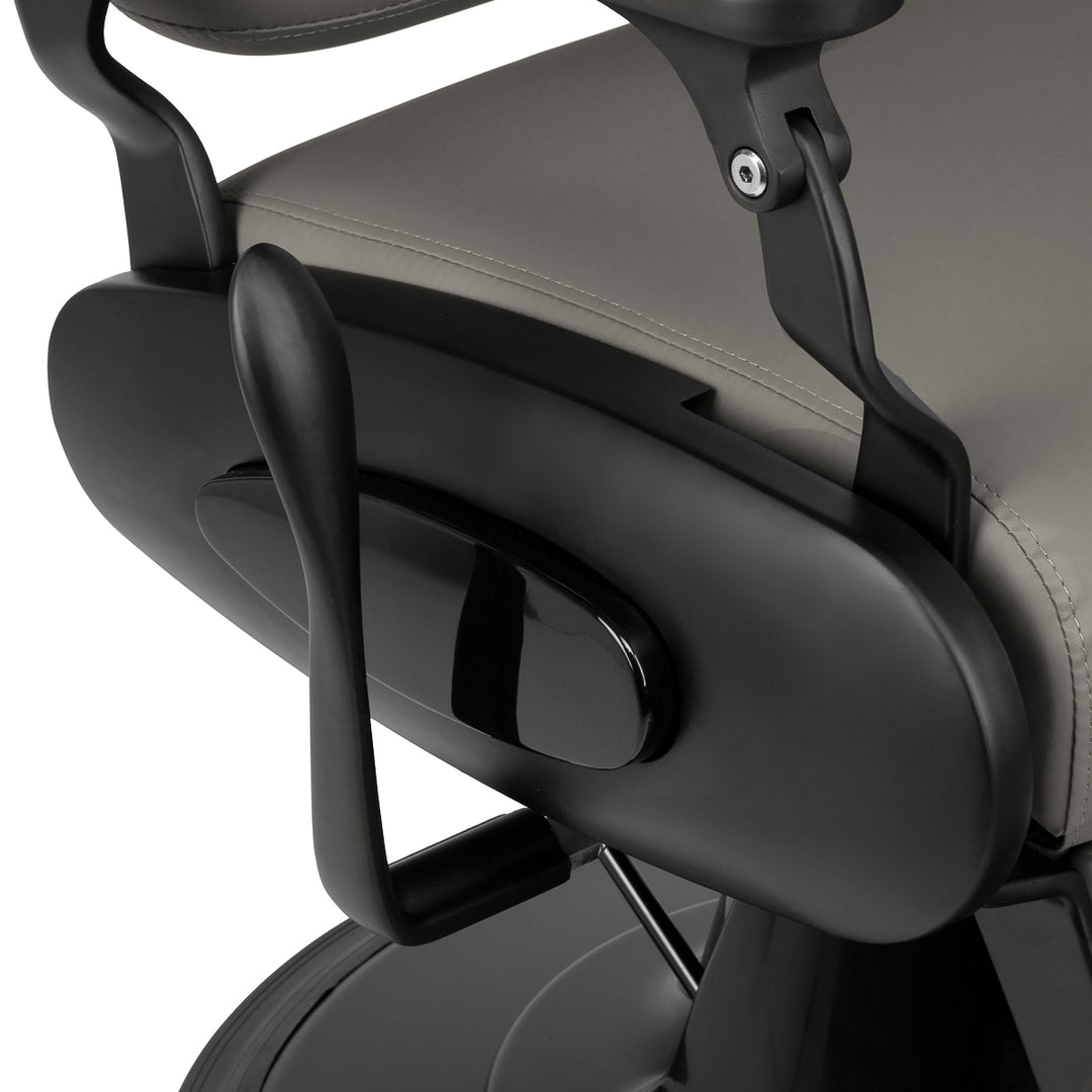 Fauteuil de barbier Gabbiano Francesco Gris-Noir - image 7