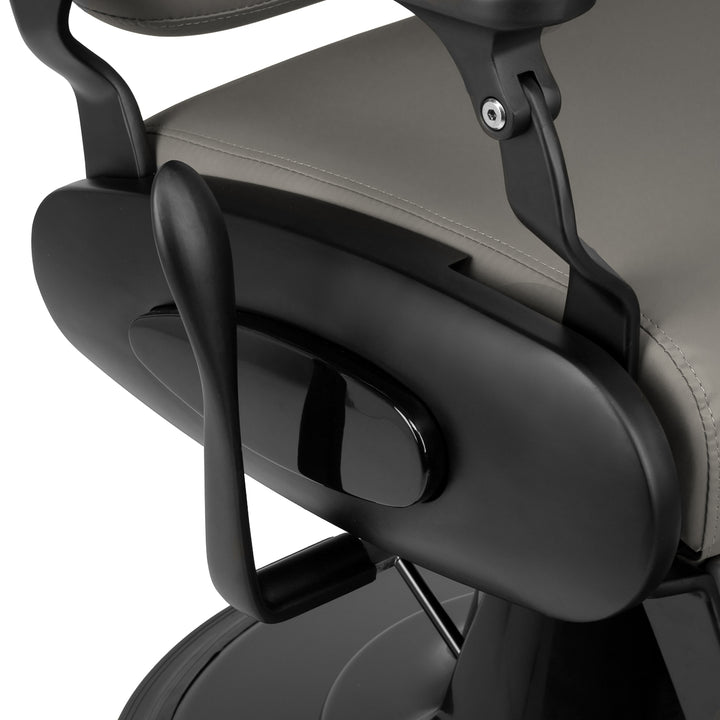 Fauteuil de barbier Gabbiano Francesco Gris-Noir - image 7