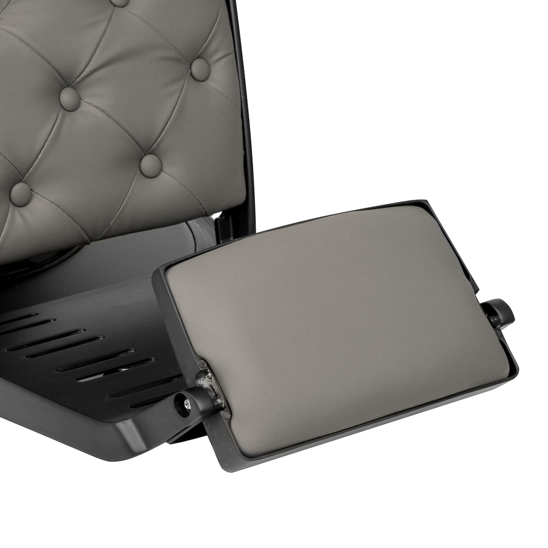 Fauteuil de barbier Gabbiano Francesco Gris-Noir - image 9