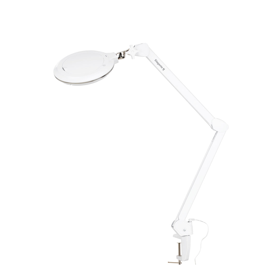 Lampe Loupe LED 60 SMD 3D avec Pince Elegante 6031 Blanc - image 2