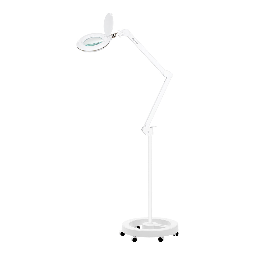 Lampe Loupe LED 60 SMD 3D sur Pied Elegante 6031 Blanc