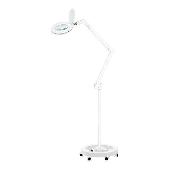 Lampe Loupe LED 60 SMD 3D sur Pied Elegante 6031 Blanc