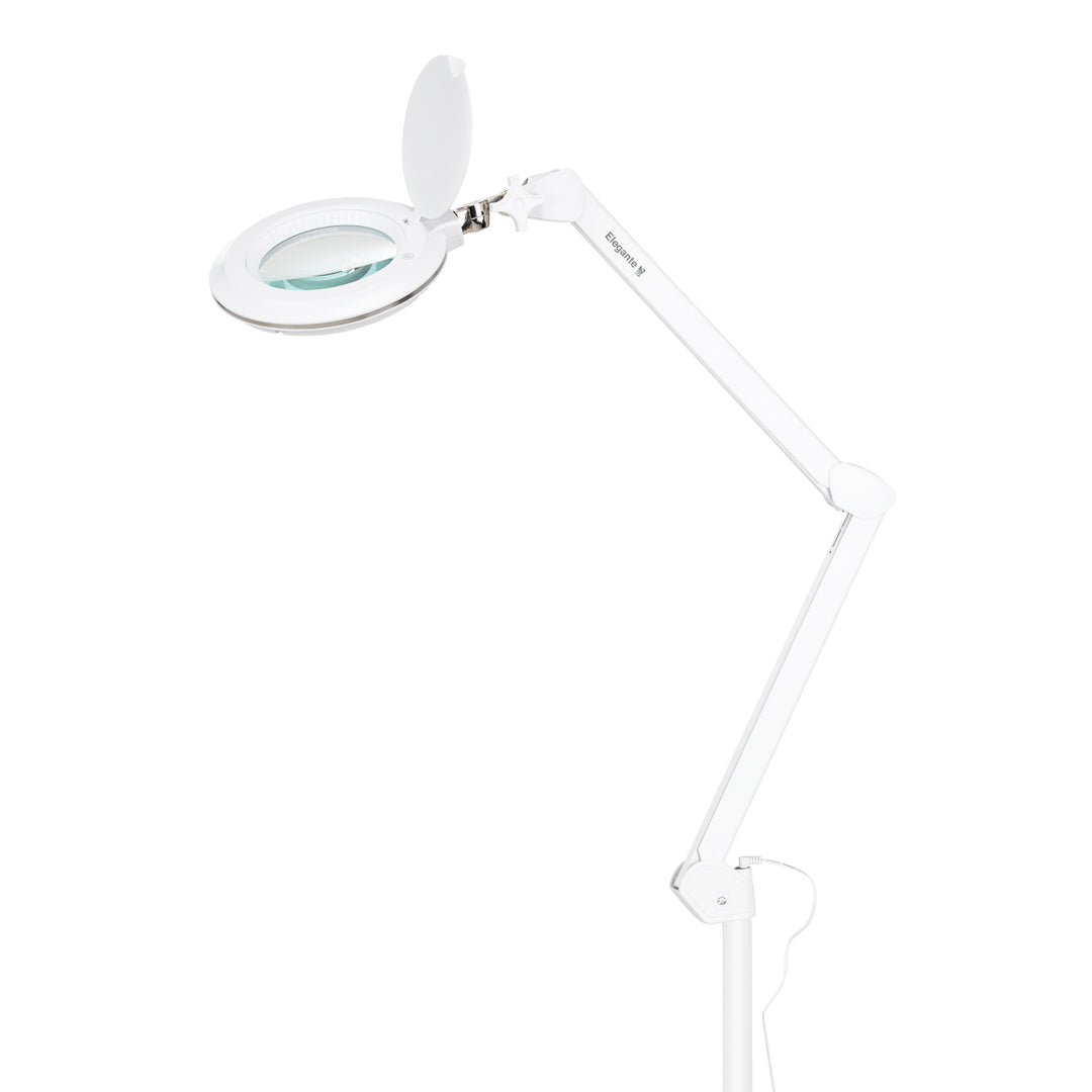 Lampe Loupe LED 60 SMD 3D sur Pied Elegante 6031 Blanc - image 2