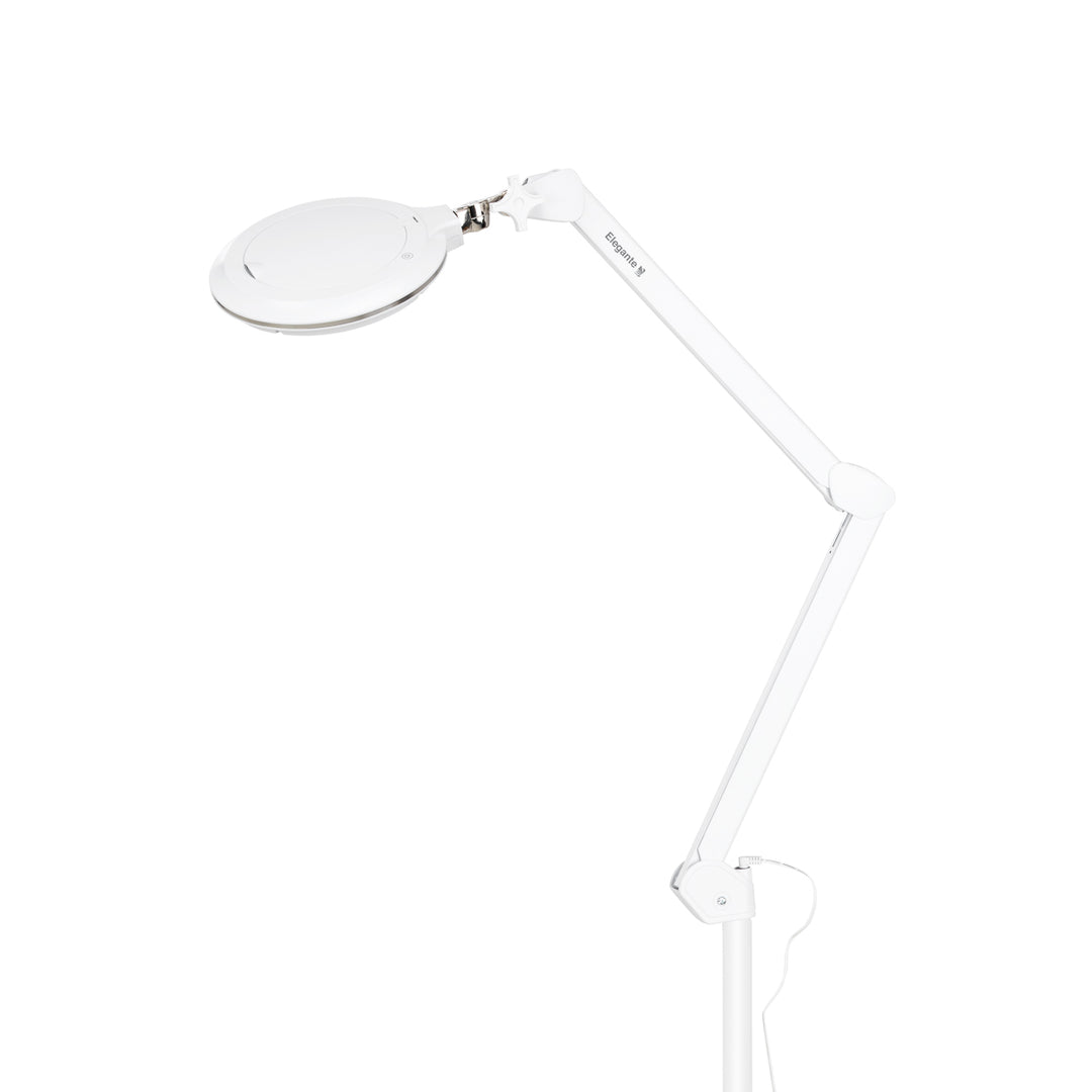 Lampe Loupe LED 60 SMD 3D sur Pied Elegante 6031 Blanc - image 3