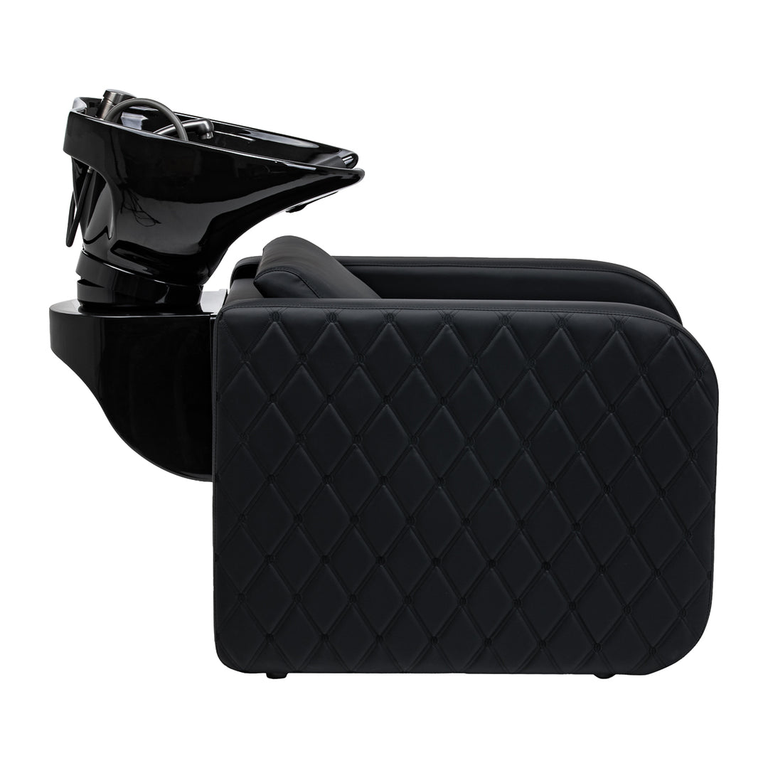 Bac Coiffeur Gabbiano Sylvia Plus avec Massage et Repose-jambes Électrique Noir - image 6