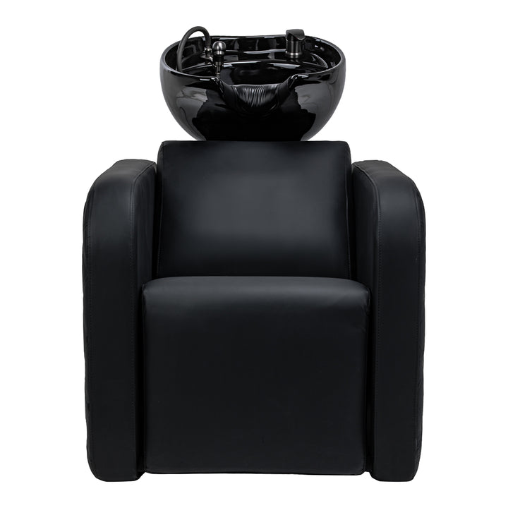 Bac Coiffeur Gabbiano Sylvia Plus avec Massage et Repose-jambes Électrique Noir - image 7