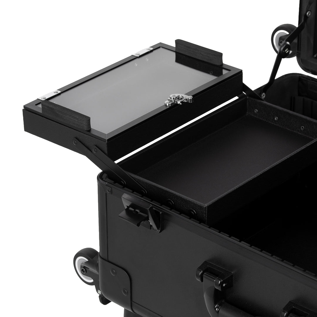 Mallette de Maquillage Station Mobile Plus avec Miroir Lumineux et Enceintes Noir - image 12