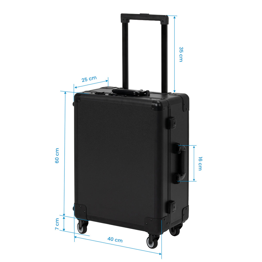 Mallette de Maquillage Station Mobile Plus avec Miroir Lumineux et Enceintes Noir - image 15