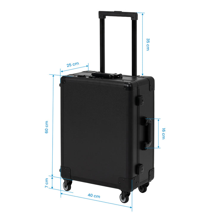 Mallette de Maquillage Station Mobile Plus avec Miroir Lumineux et Enceintes Noir - image 15