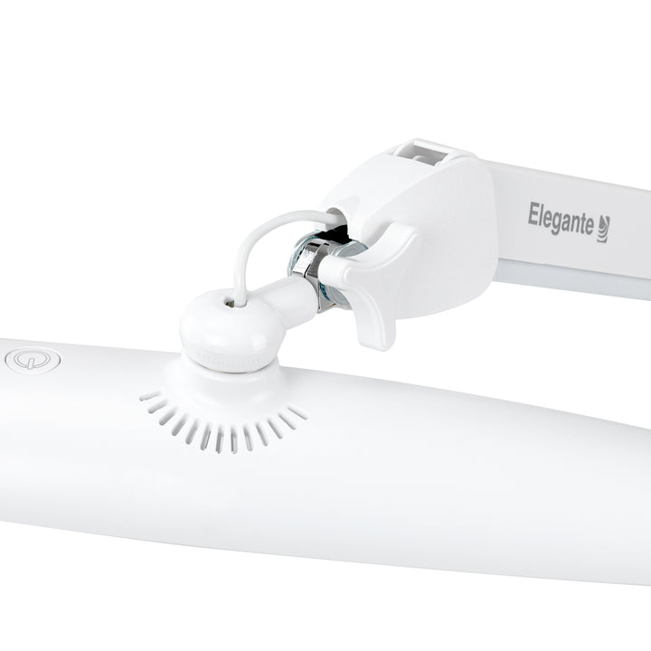 Lampe Esthétique avec Pince Elegante Blanc - image 3