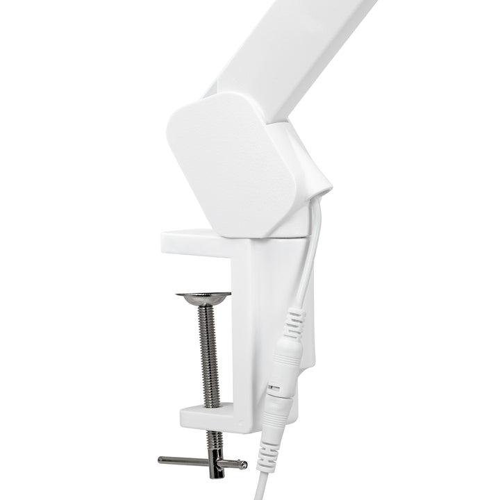 Lampe Esthétique avec Pince Elegante Blanc - image 5