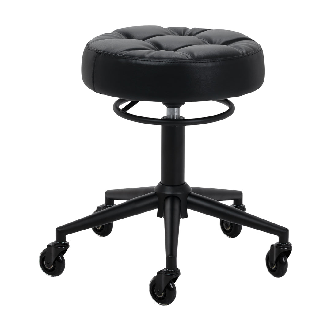 Tabouret à Roulettes Gabbiano D054 Noir