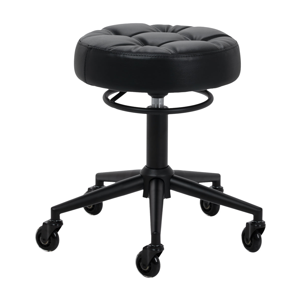 Tabouret à Roulettes Gabbiano D054 Noir
