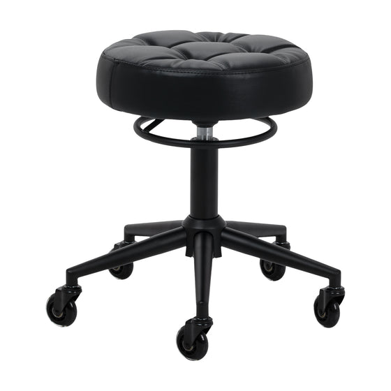 Tabouret à Roulettes Gabbiano D054 Noir