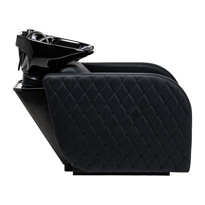 Bac Coiffeur Gabbiano Ines avec Massage et Repose-jambes Électrique Noir - image 6