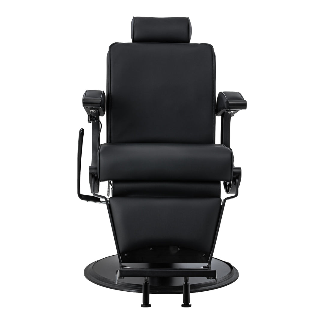 Fauteuil Barbier Gabbiano Continental avec Massage Noir - image 2