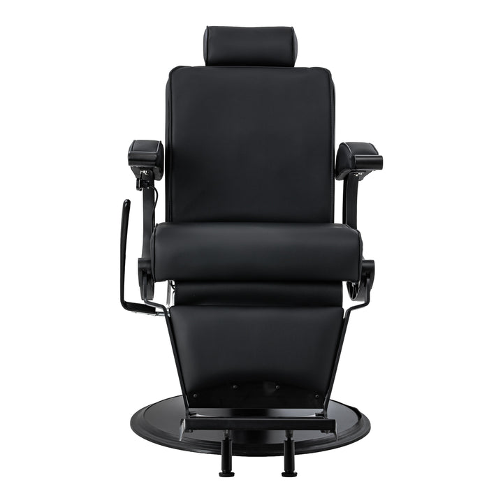 Fauteuil Barbier Gabbiano Continental avec Massage Noir - image 2