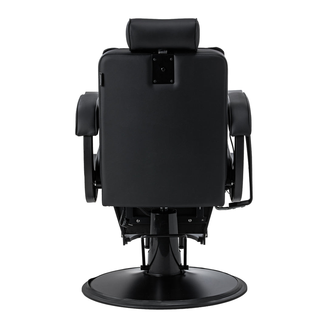 Fauteuil Barbier Gabbiano Continental avec Massage Noir - image 3
