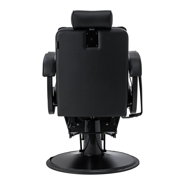 Fauteuil Barbier Gabbiano Continental avec Massage Noir - image 3