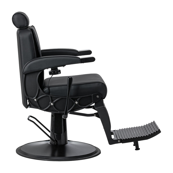 Fauteuil Barbier Gabbiano Continental avec Massage Noir - image 4