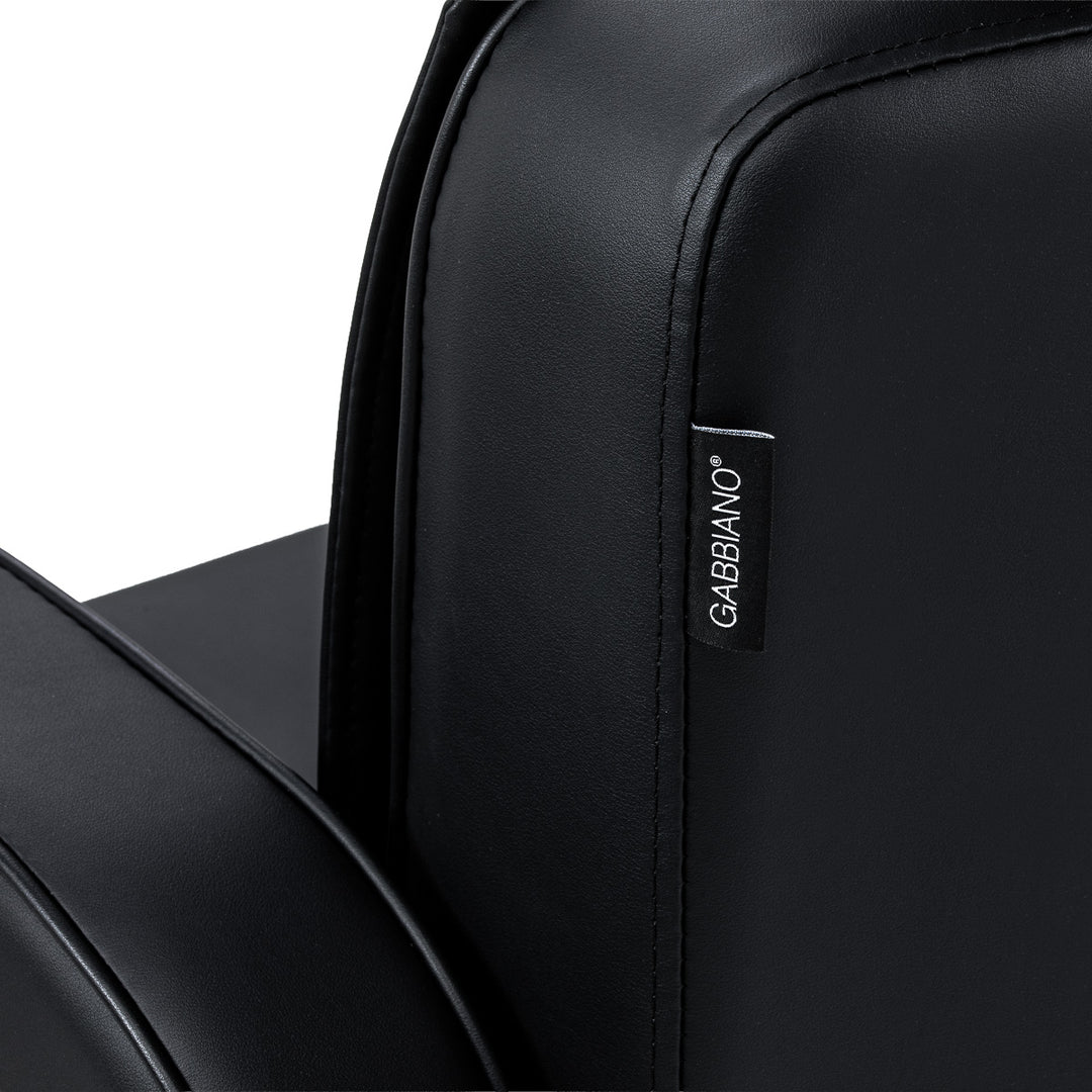 Fauteuil Barbier Gabbiano Continental avec Massage Noir - image 18