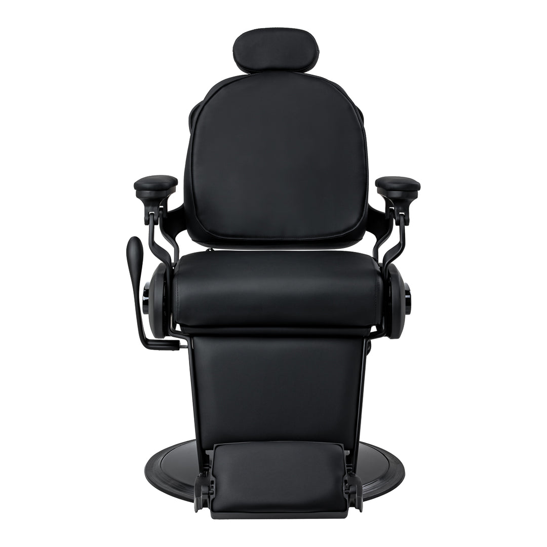 Fauteuil Barbier Gabbiano Francesco avec Massage Noir-Noir - image 2