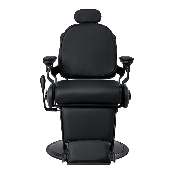 Fauteuil Barbier Gabbiano Francesco avec Massage Noir-Noir - image 2