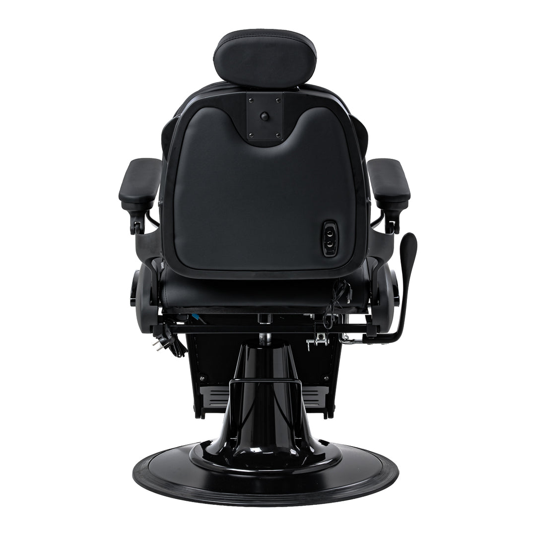Fauteuil Barbier Gabbiano Francesco avec Massage Noir-Noir - image 3