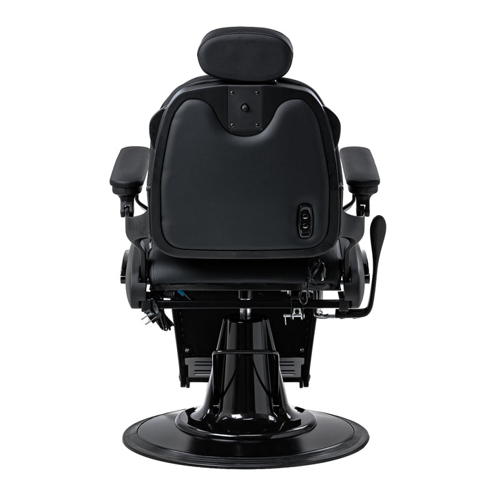 Fauteuil Barbier Gabbiano Francesco avec Massage Noir-Noir - image 3