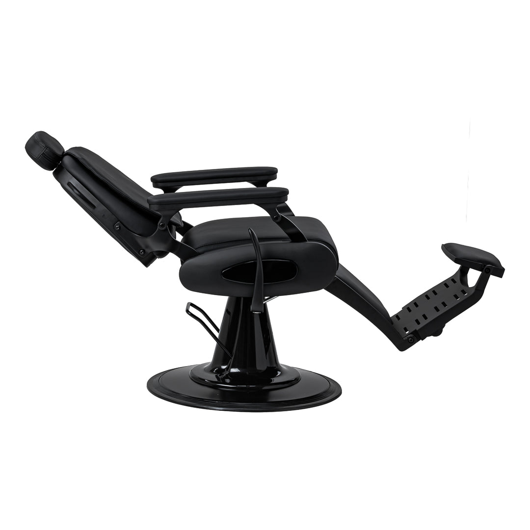 Fauteuil Barbier Gabbiano Francesco avec Massage Noir-Noir - image 5