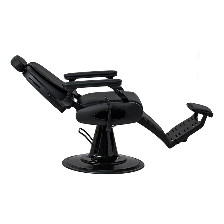 Fauteuil Barbier Gabbiano Francesco avec Massage Noir-Noir - image 5