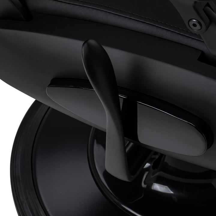 Fauteuil Barbier Gabbiano Francesco avec Massage Noir-Noir - image 8