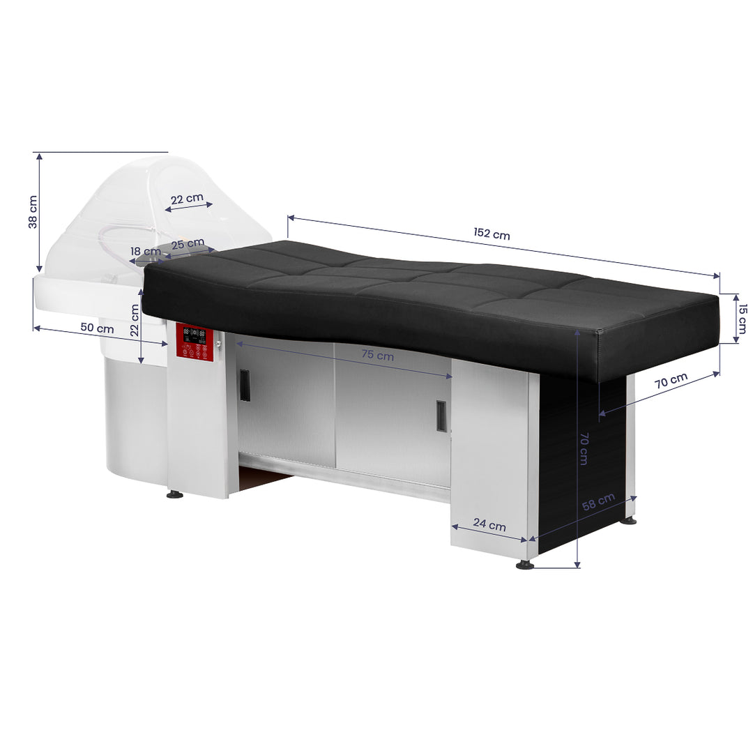 Bac Coiffeur Gabbiano Head Spa 017B Noir - image 17