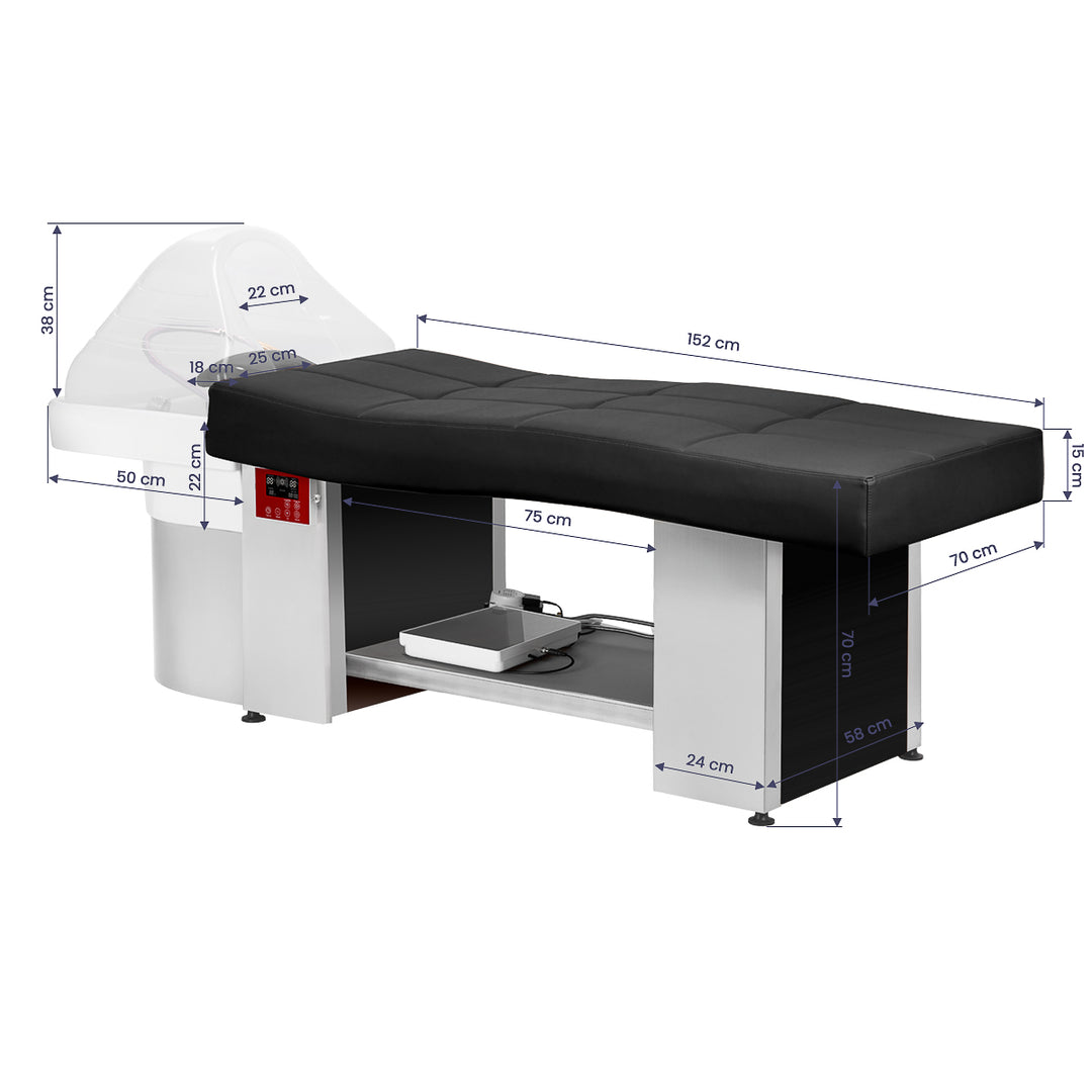 Bac Coiffeur Gabbiano Head Spa 017 Noir - image 17