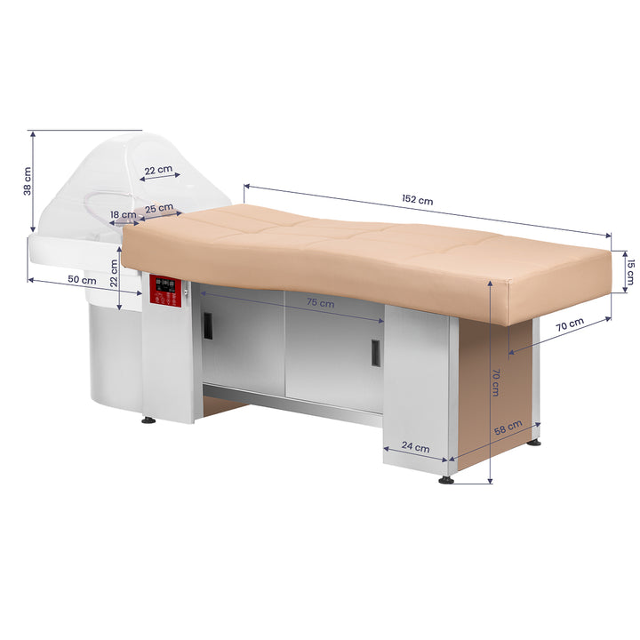 Bac Coiffeur Gabbiano Head Spa 017B Beige - image 17