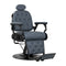 Fauteuil de barbier Gabbiano Francesco Graphite-Noir