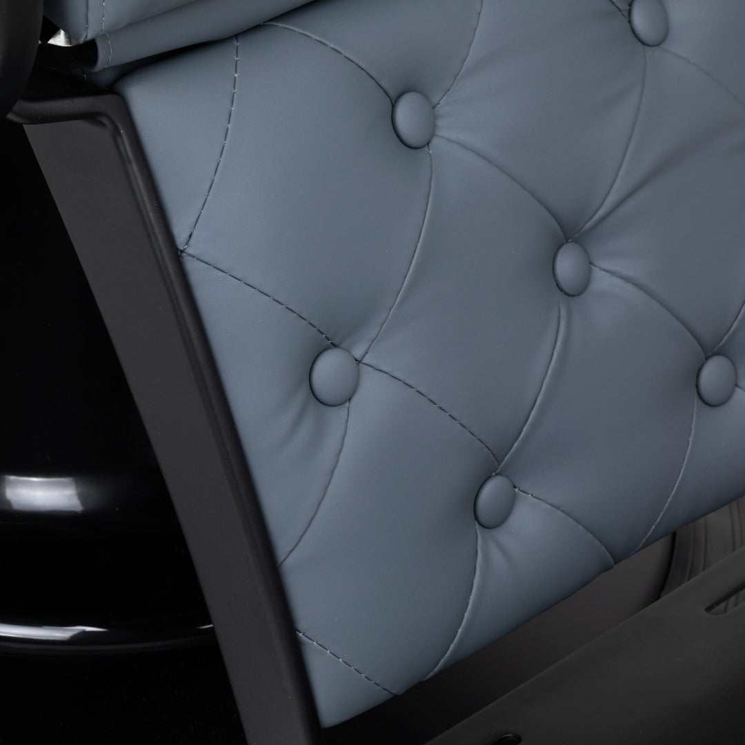 Fauteuil de barbier Gabbiano Francesco Graphite-Noir - image 9