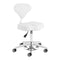 Tabouret à Roulettes Réglable Azzurro 156F Bump-Up Blanc Neige