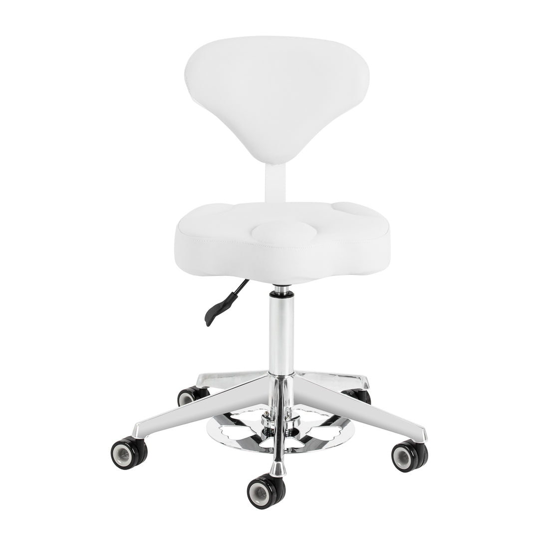 Tabouret à Roulettes Réglable Azzurro 156F Bump-Up Blanc Neige - image 2