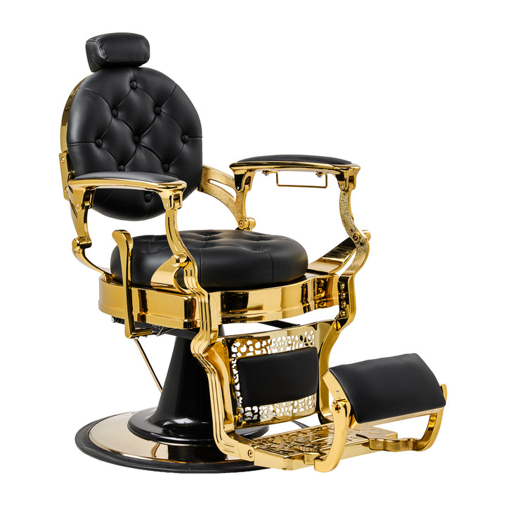 Fauteuil Barbier Gabbiano Niccolo Noir-Or