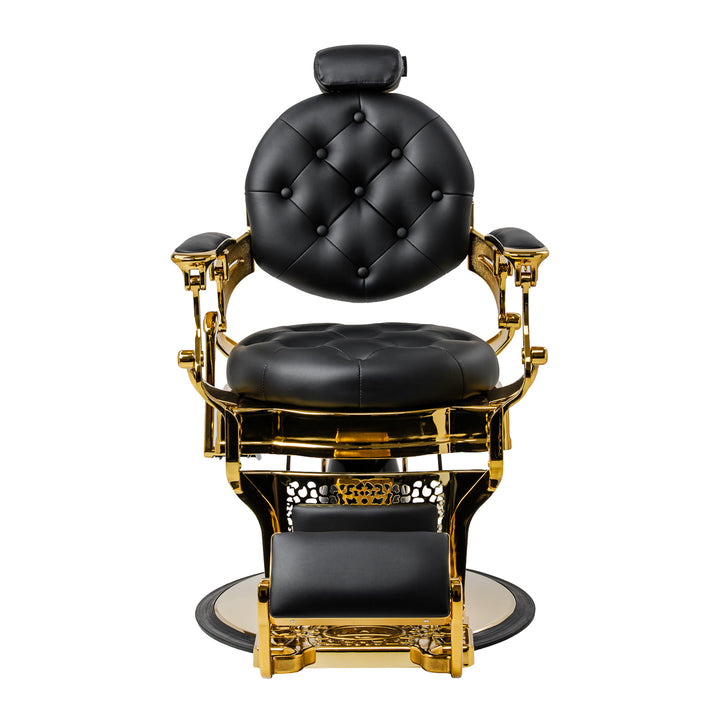 Fauteuil Barbier Gabbiano Niccolo Noir-Or - image 2