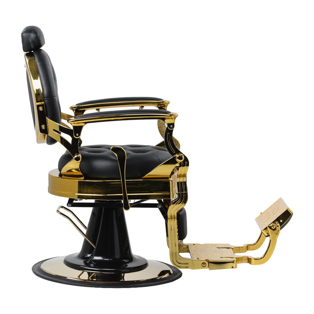 Fauteuil Barbier Gabbiano Niccolo Noir-Or - image 4