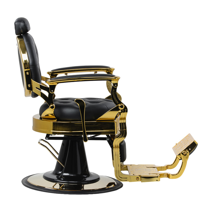 Fauteuil Barbier Gabbiano Niccolo Noir-Or - image 4